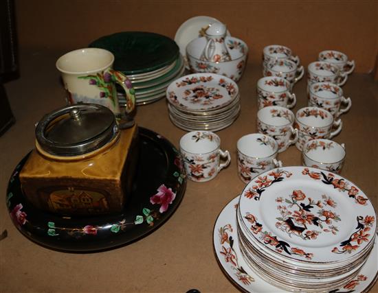 Misc china including Staffs tea set